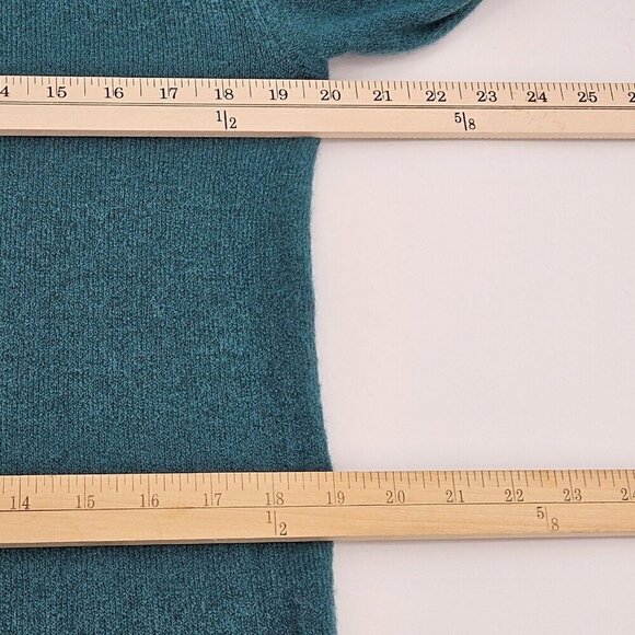 J. Crew Turtleneck Sweater Dress In Supersoft Yarn Green Women’s Size S Knit - Picture 9 of 11